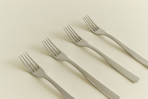 16 Piece Contemporary Adi Alessi Stainless Steel Cutlery Set Designed by Jasper Morrison