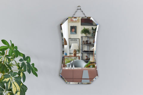 Vintage Frameless Mirror