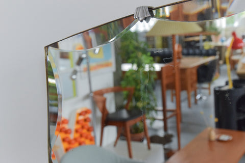 Vintage Frameless Mirror