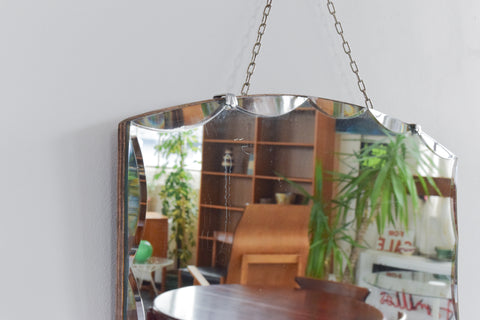 Vintage Frameless Mirror