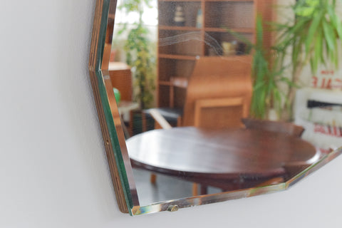 Vintage Frameless Mirror