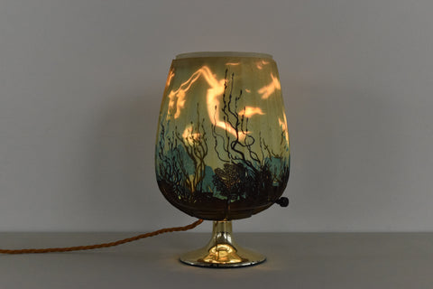 Vintage 1960s Econolite Rotating Mermaid Motion Lamp