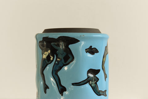 Vintage 1960s Econolite Rotating Mermaid Motion Lamp