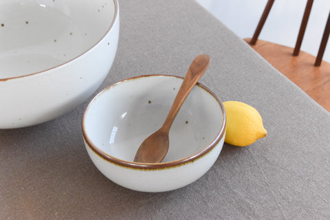 Vintage Pair of Danish Dansk Pottery 'Brown Mist Generation Tableware' Bowls by Niels Refsgaard