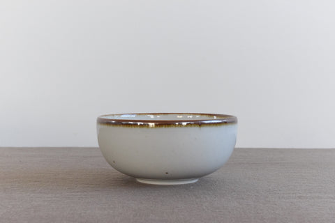 Vintage Pair of Danish Dansk Pottery 'Brown Mist Generation Tableware' Bowls by Niels Refsgaard