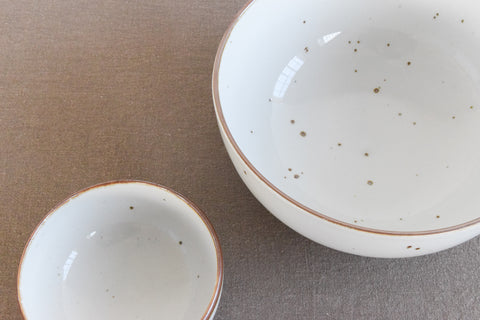 Vintage Pair of Danish Dansk Pottery 'Brown Mist Generation Tableware' Bowls by Niels Refsgaard
