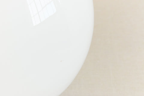 Vintage Large White Opal Glass Vase