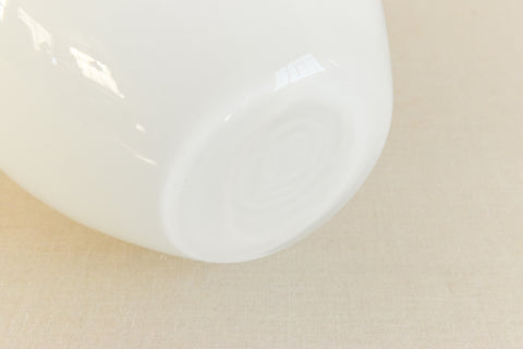 Vintage Large White Opal Glass Vase
