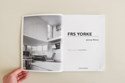 FRS Yorke and the Evolution of English Modernism Book by Jeremy Melvin