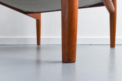 Vintage Pair of Danish Teak Easy Chairs by Grete Jalk for France and Sons