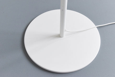 IKEA 365+ BRASA White Metal Floor Lamp