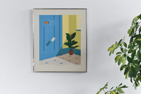 Vintage Original Screen Print by Jeffery Edwards dated 1972