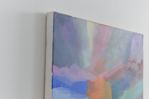 Contemporary Original Small Abstract Acrylic on Canvas Painting by Jim Ridout