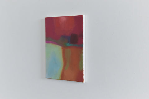 Contemporary Original Small Abstract Acrylic on Canvas Painting by Jim Ridout