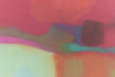 Contemporary Original Small Abstract Acrylic on Canvas Painting by Jim Ridout