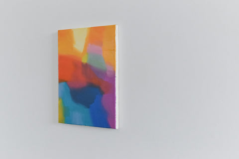Contemporary Original Small Abstract Acrylic on Canvas Painting by Jim Ridout