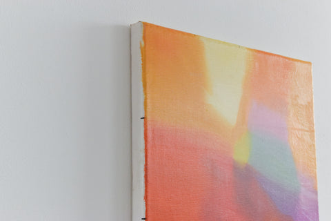 Contemporary Original Small Abstract Acrylic on Canvas Painting by Jim Ridout