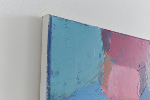 Contemporary Original Small Abstract Acrylic on Canvas Painting by Jim Ridout