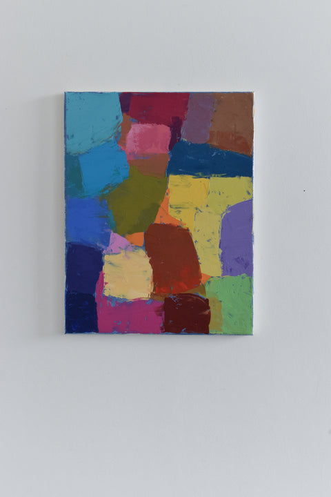Contemporary Original Small Abstract Acrylic on Canvas Painting by Jim Ridout