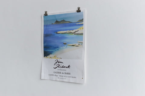 Contemporary Signed Jim Ridout Art Exhibition Poster