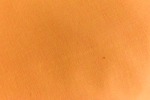 Vintage Orange Textured Cotton Fabric Sold by the Meter