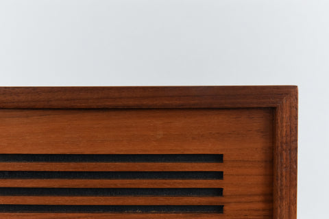 Pair of Small Vintage Sonotone Solent Teak Bookcase Speakers