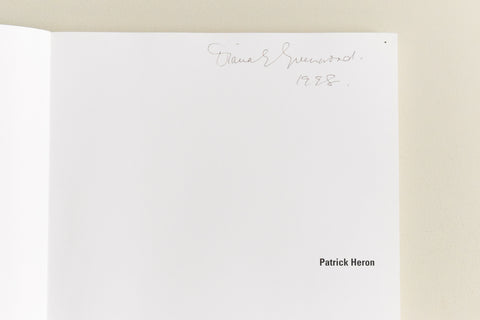 Patrick Heron book 1998 Edited by David Sylvester