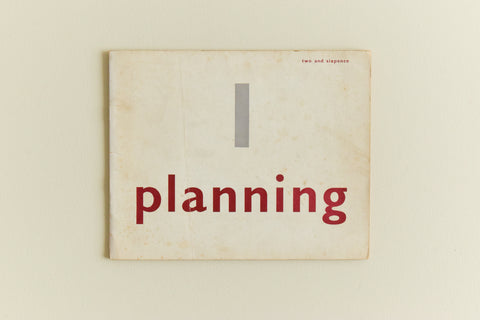 Vintage Book - Planning / The Magazine of the Architectural Group August 1946