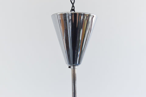Vintage Glass Saturn Planet Art Deco Pendant Light