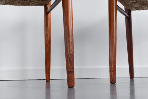 Vintage Set of Six 1960s Danish Teak Model 75 Dining Chairs by Niels Otto Møller for J.L. Møllers
