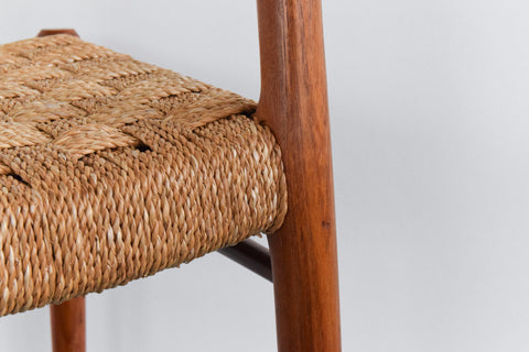 Vintage Set of Six 1960s Danish Teak Model 75 Dining Chairs by Niels Otto Møller for J.L. Møllers