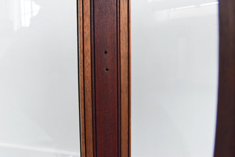 Vintage 1900s Ex-Museum Double Sided Glazed Display Cabinet