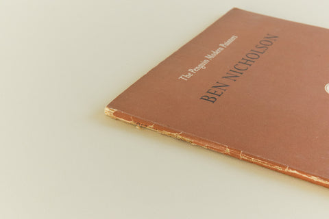 Vintage 1940s Penguin Modern Painters Book Ben Nicholson by John Summerson