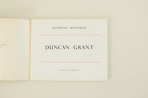Vintage 1940s Penguin Modern Painters Book Duncan Grant by Raymond Mortimer