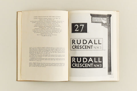 Vintage 1946 Civic and Memorial Lettering Book by Percy J. Delf Smith