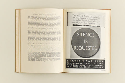 Vintage 1946 Civic and Memorial Lettering Book by Percy J. Delf Smith