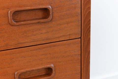 Vintage 1950s Danish Small Teak Chest of Drawers by Mogens Kold