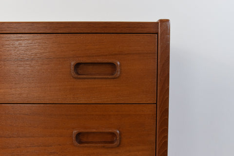 Vintage 1950s Danish Small Teak Chest of Drawers by Mogens Kold