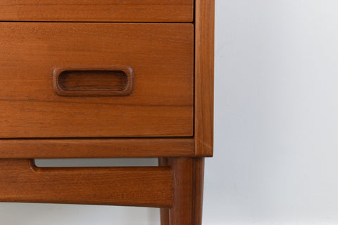 Vintage 1950s Danish Small Teak Chest of Drawers by Mogens Kold