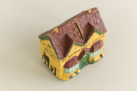 Vintage 1950s Papier-Mâché Dr Barnardo's Homes Money Box
