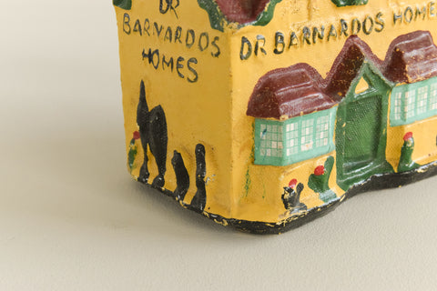 Vintage 1950s Papier-Mâché Dr Barnardo's Homes Money Box