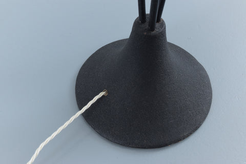 Vintage 1950s Three Arm Metal Floor Lamp