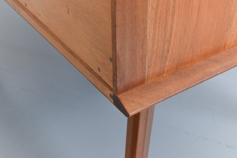 Vintage 1950s Walnut 3 Drawer Chest of Drawers by Alfred Cox