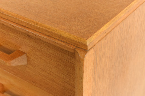 Vintage E Gomme G Plan Brandon Oak Five Drawer Chest of Drawers