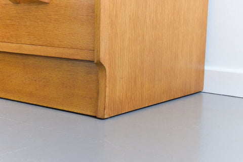 Vintage E Gomme G Plan Brandon Oak Five Drawer Chest of Drawers