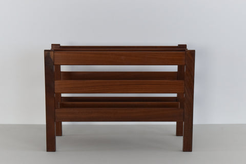 Vintage 1960s Teak Magazine Rack