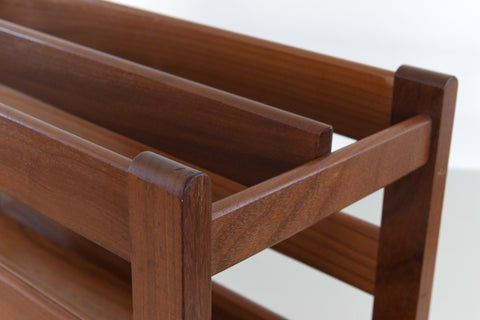 Vintage 1960s Teak Magazine Rack