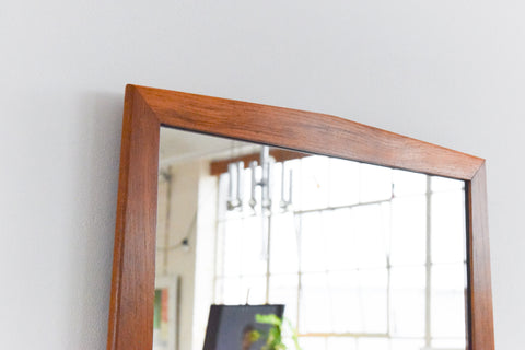 Vintage 1960s Teak Framed Mirror