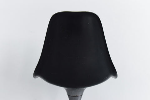 Vintage Set of Four Black Tulip Dining Chairs by Maurice Burke for Arkana