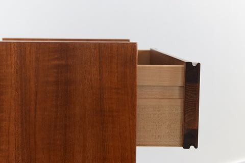 Vintage 1960s Small Teak Chest of Drawers by Fredrik Kayser for Skeie & Co. of Norway